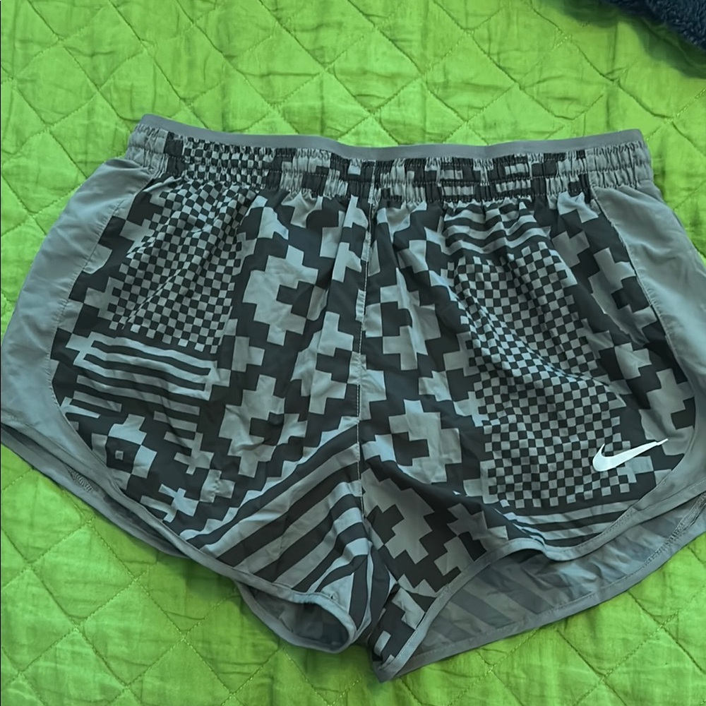 Nike Gray Patterned Ladies Shorts